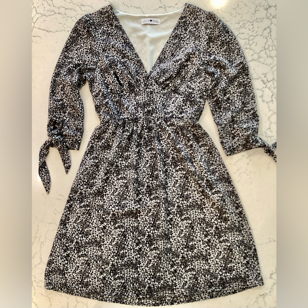 Floral Dress with Elastic Waist